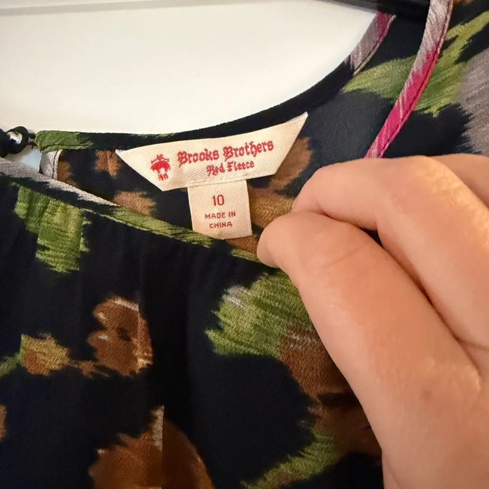 Brooks Brothers Floral Multicolor Blouse - Picture 2 of 6